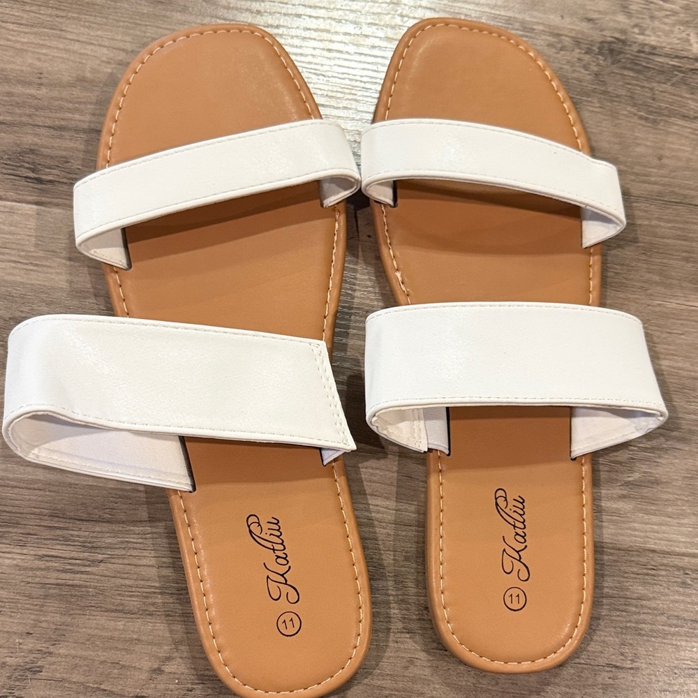 Women's White Sandals